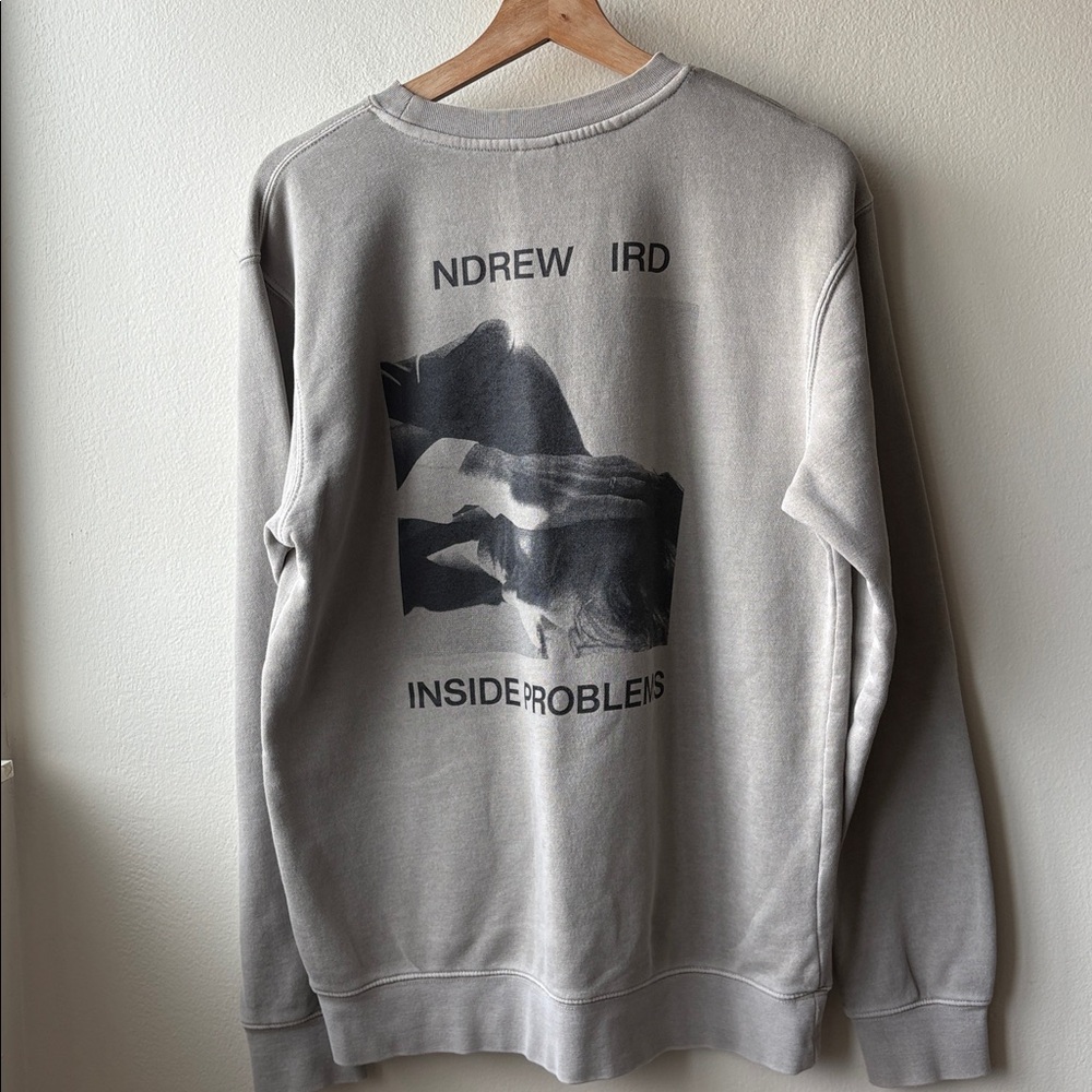 Andrew Bird Sweatshirt Inside Problems Concert Indy Folk Rock Tour Merch Size S - Picture 4 of 4
